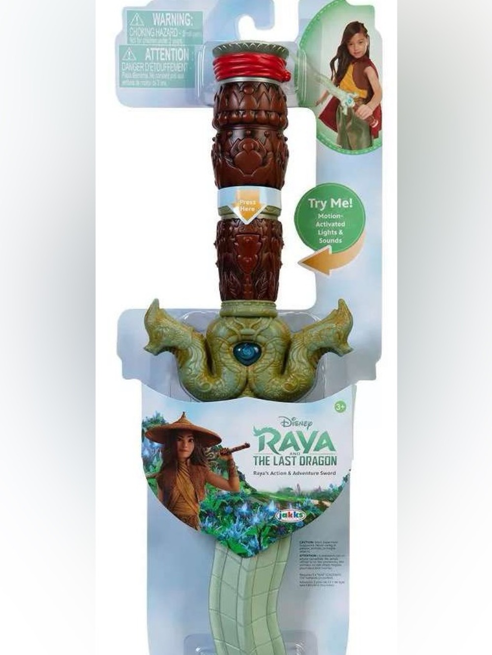 Disney Raya and The Last Dragon Light & Sound Adventure Sword - NIP
